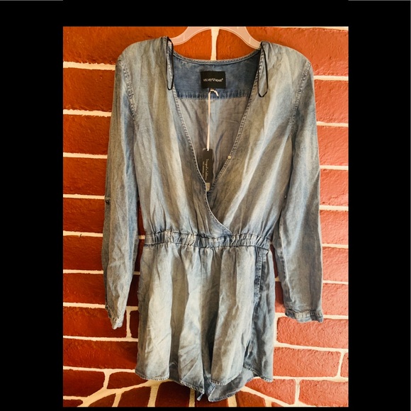 Velvet Heart Romper - Picture 1 of 3